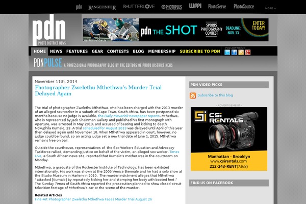 Rangefinder theme site design template sample