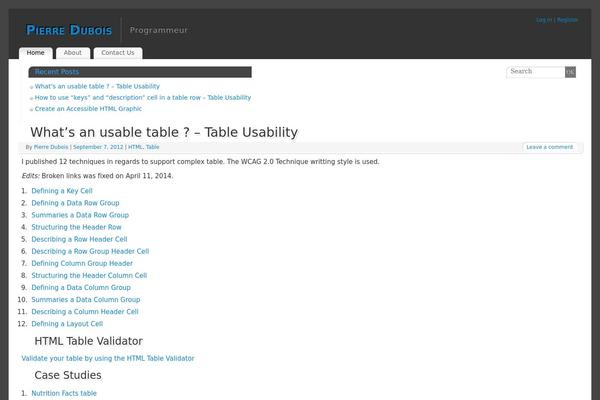 pdprogrammeur.com site used Mantra