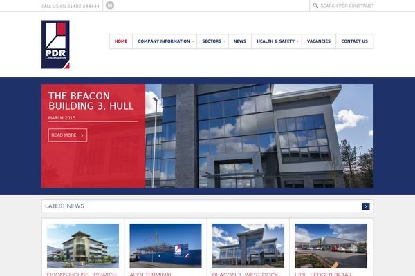 pdrconstruction.co.uk site used Pdr