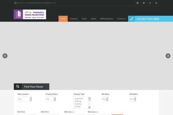 Site using Easy-real-estate plugin