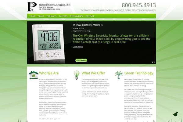 Pds theme site design template sample