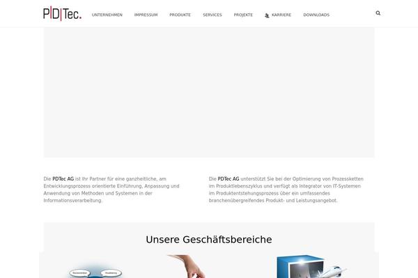 Jupiter theme site design template sample
