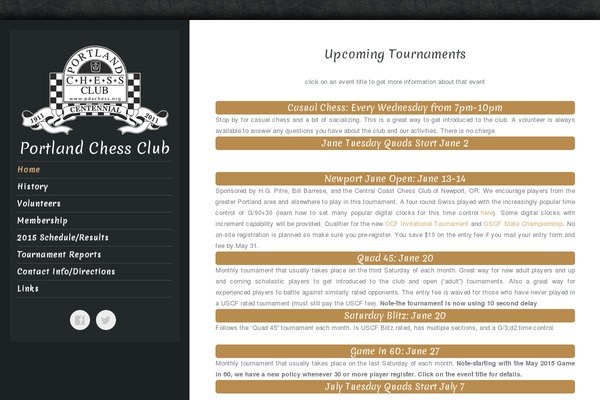 pdxchess.org site used Luminescence Lite