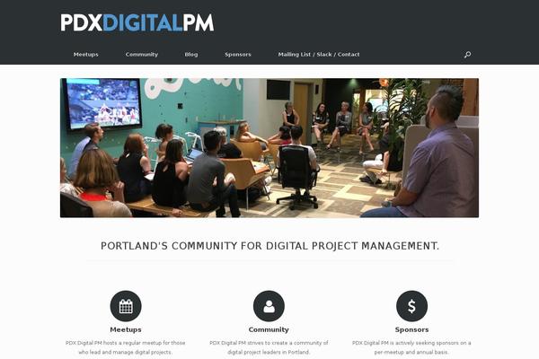 Vantage theme site design template sample