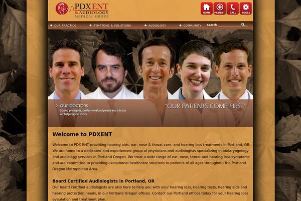 pdxent.com site used Fuel Theme