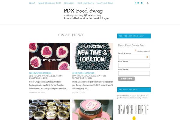 Hemlock theme site design template sample