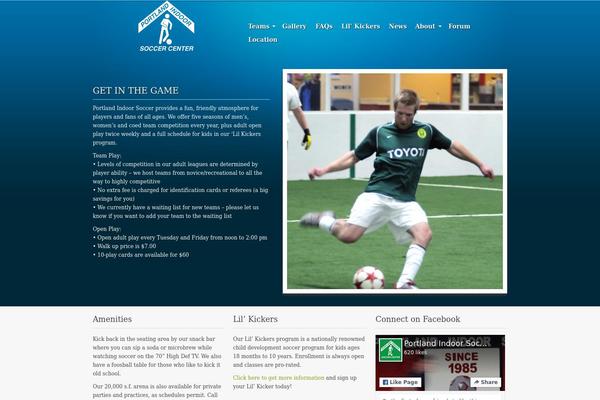 Metric theme site design template sample