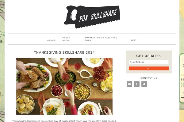 Foodie Pro theme site design template sample