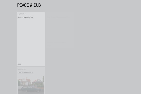 peaceanddub.com site used Grid_1.1