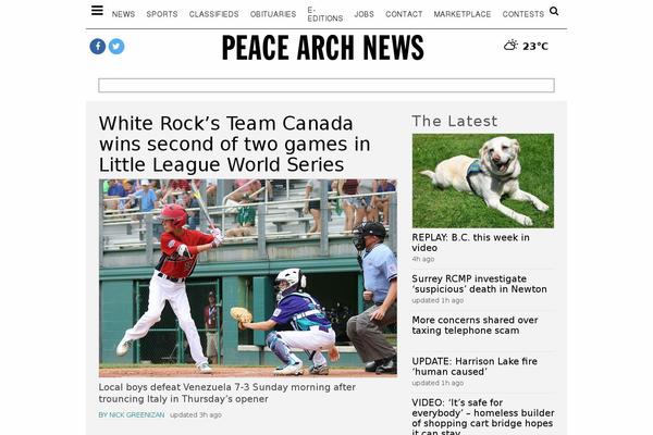 Blackpress theme site design template sample