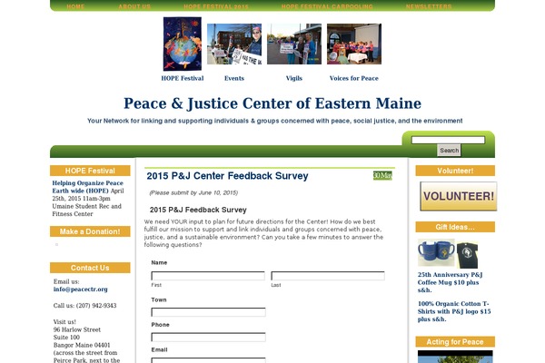 peacectr.org site used 2clean-10