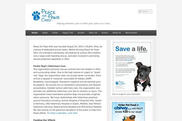 peaceforpawsohio.org site used Catch Box