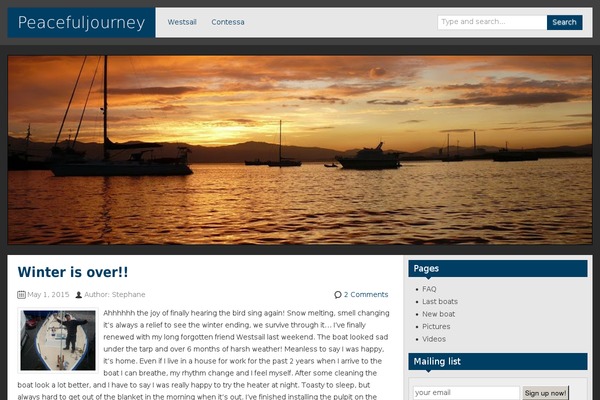 Newp theme site design template sample