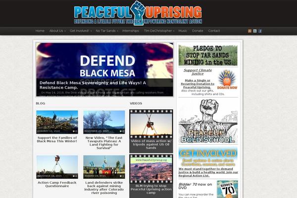 Site using Tweet Blender plugin