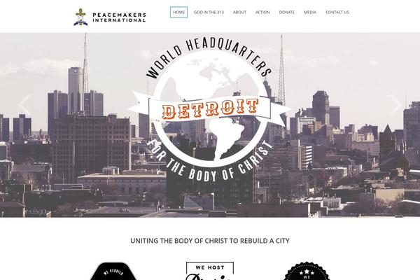 Indigo theme site design template sample