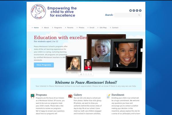 Inspired theme site design template sample