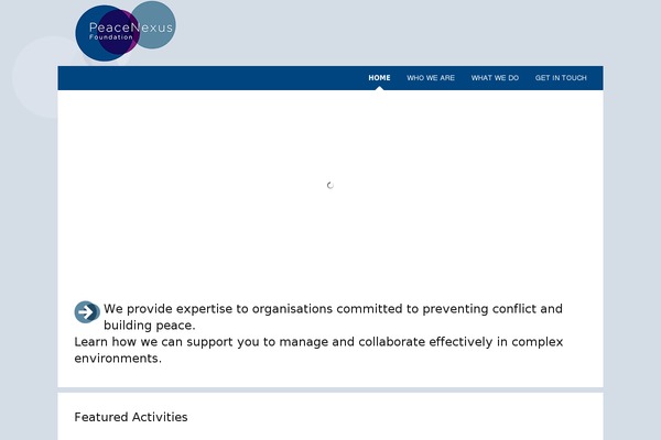 peacenexus.org site used Peacenexus