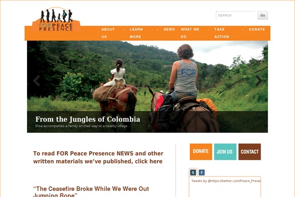 NonProfit theme site design template sample