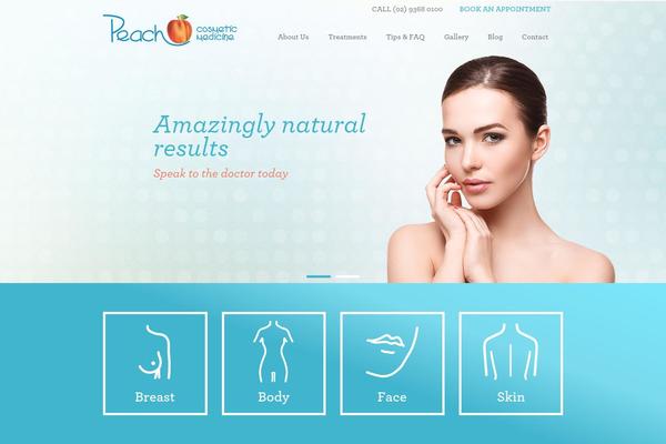 peachcosmeticmedicine.com site used Smarttheme