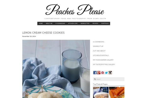 Perfecto theme site design template sample