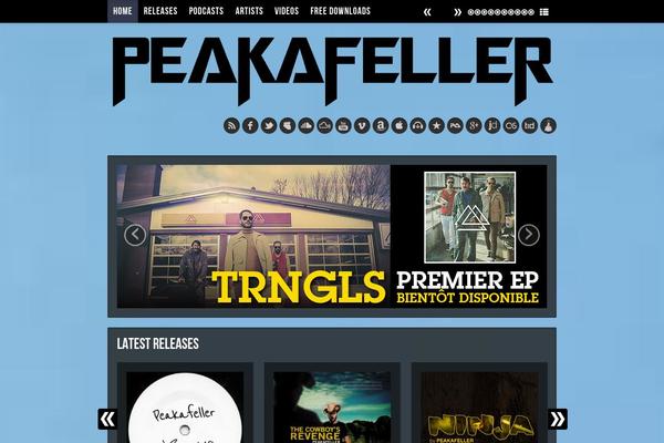 Labelpro2 theme site design template sample