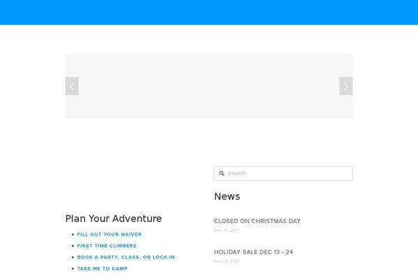 Peak theme site design template sample