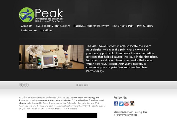 Inspire theme site design template sample