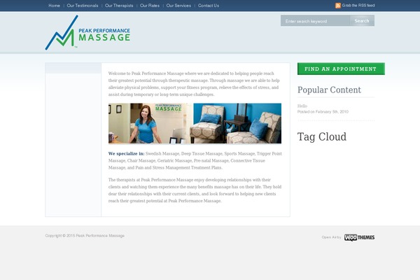 OpenAir theme site design template sample