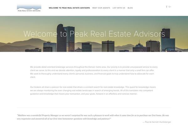 Realia theme site design template sample