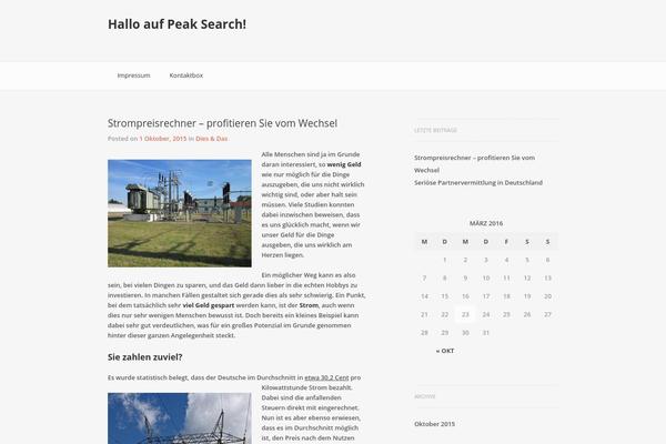 Blogotron theme site design template sample
