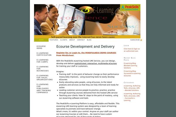 Thesis 1.6 theme site design template sample