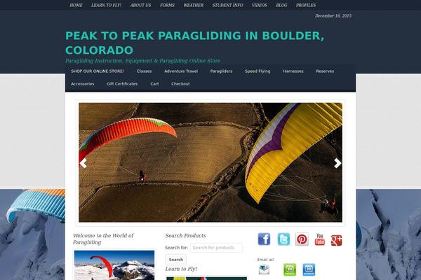 Madrid theme site design template sample