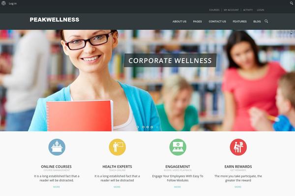 WPLMS theme site design template sample