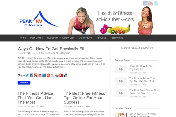 peakxvfitness.com site used Insignia
