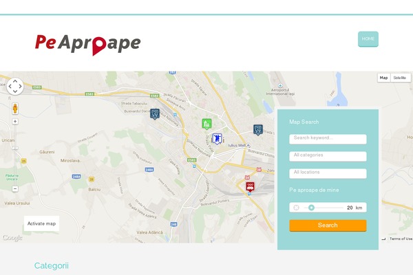 Business Finder theme site design template sample