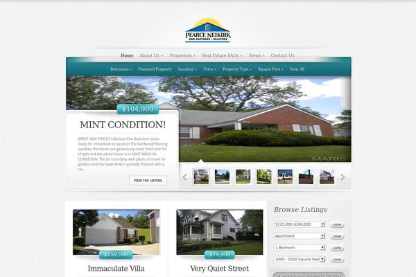 ElegantEstate theme site design template sample