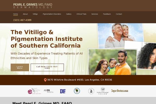 Salient Child theme site design template sample