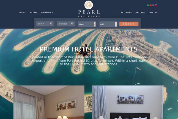 Site using Responsive Full Width Background Slider plugin