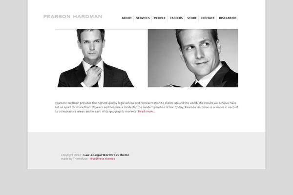 The Practice theme site design template sample