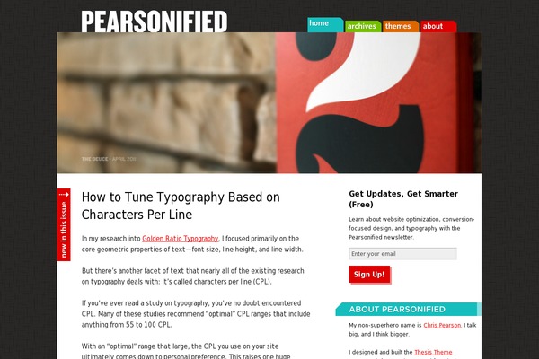 Thesis theme site design template sample
