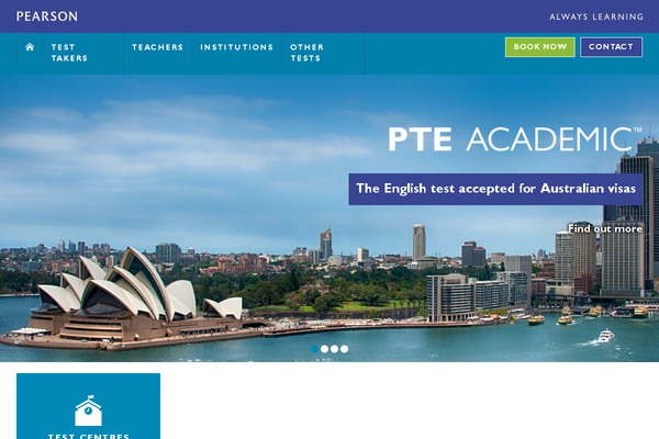 Pearson theme websites examples