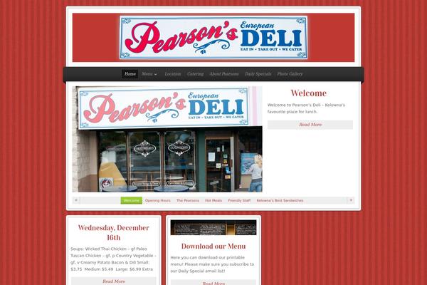 Restaurant theme site design template sample