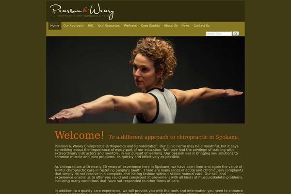 Weaver II pro theme site design template sample