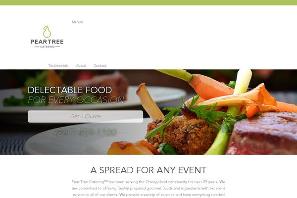 peartreecatering.com site used Pear