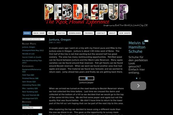 Thesis 1.6 theme site design template sample