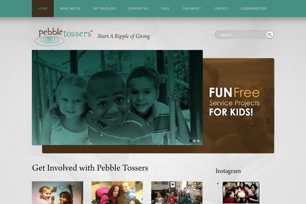pebbletossers.com site used Theme1205