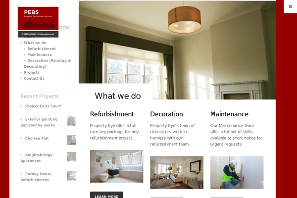 Bridge Child theme site design template sample