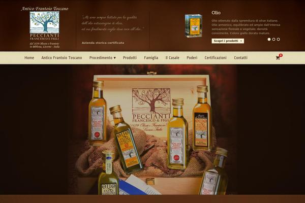 peccianti.com site used Agritourismo-theme
