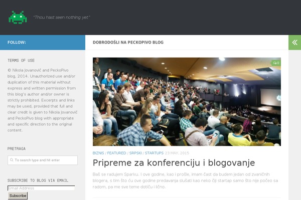 Site using Social Share Buttons by Supsystic plugin