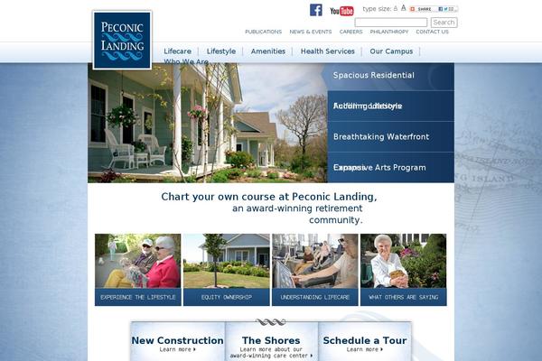 Site using WP-chgFontSize plugin